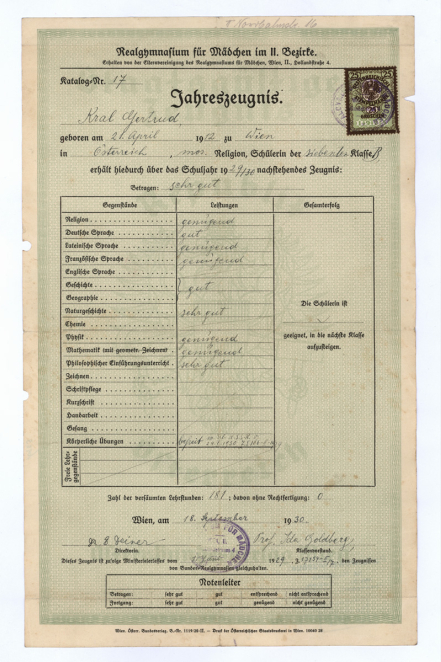 Dokument w języku niemieckim 